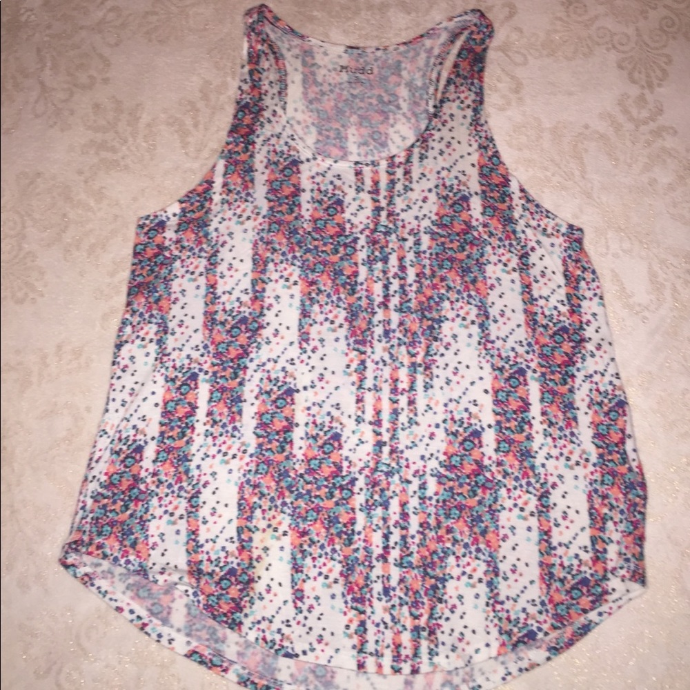 Colorful floral tank top